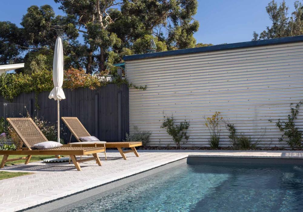 Pool landscaping on the Bellarine Peninsula