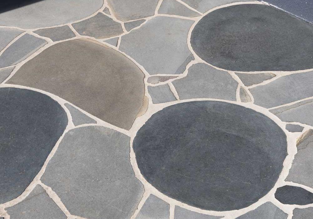 Stone paving for paths and outdoor living areas