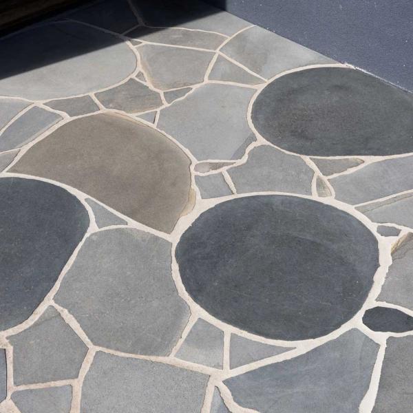 Stone paving for paths and outdoor living areas
